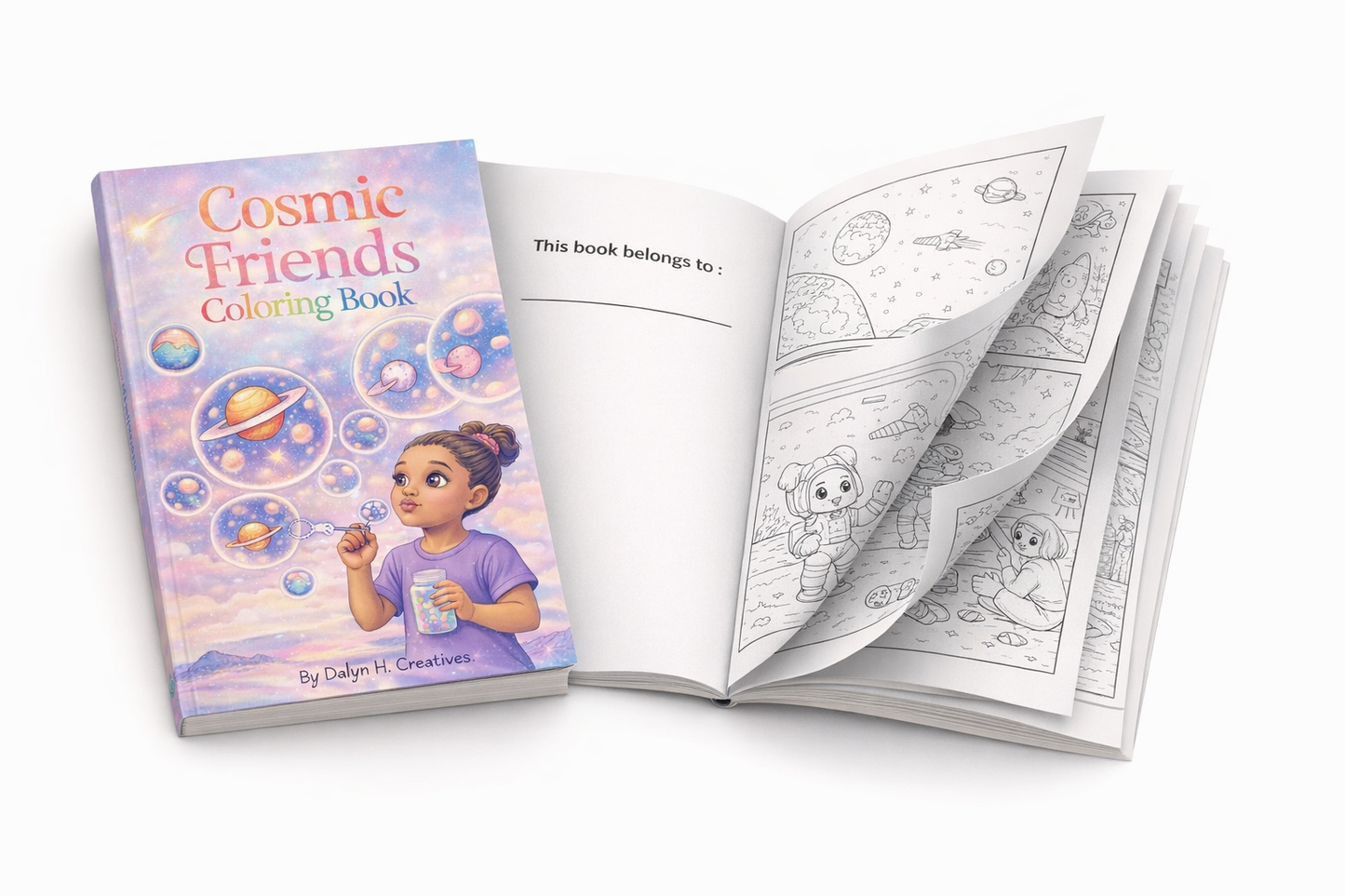 Cosmic Friends Coloring Book Vol. 1