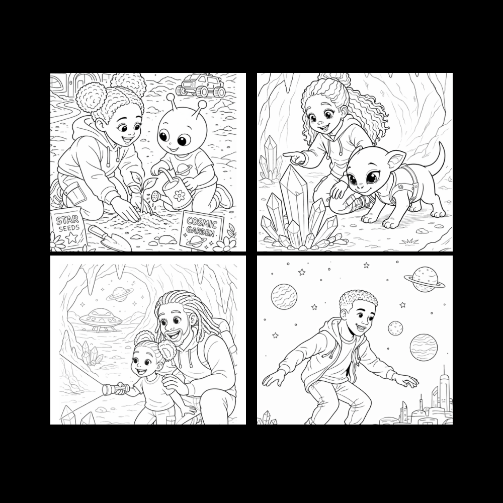 Cosmic Friends Coloring Book Vol. 1