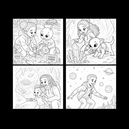 Cosmic Friends Coloring Book Vol. 1