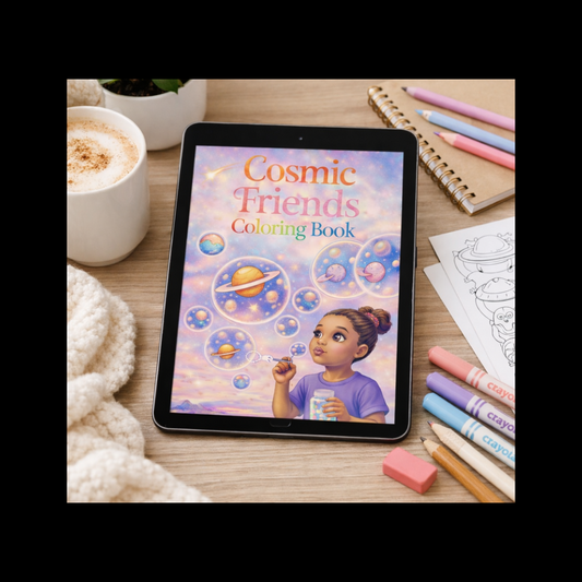 Cosmic Friends Coloring Book Vol. 1 (Digital PDF Download)